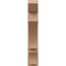 Ekena Millwork 8-in W x 32-in D x 44-in H Balboa Slat Rough Cedar Woodgrain TimberThane Outlooker, Primed Tan OUTUR080X32X44BOA24RCPR - alternate 6